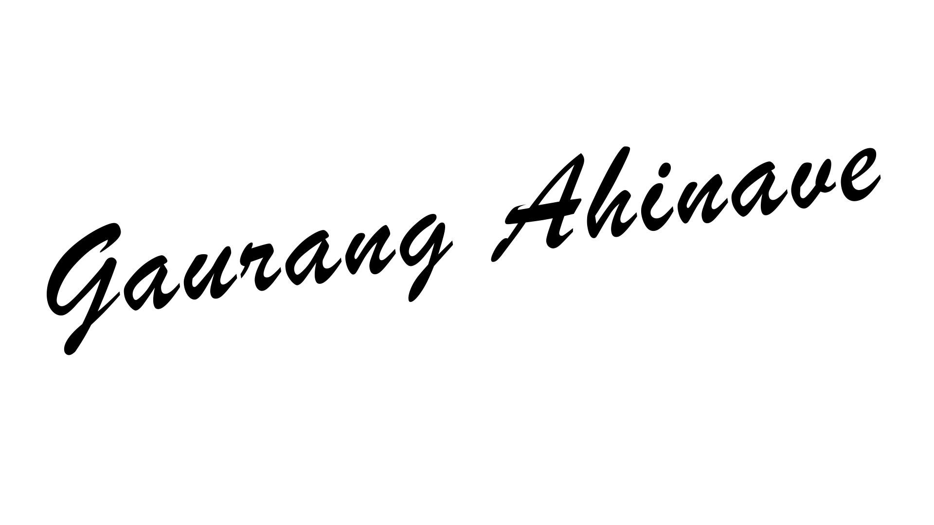 Gaurang Ahinave